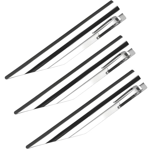Edelstahl Krümelkehrer Set, 3-teiliges Küchenhelfer mit Dual-End-Schaber, tragbar und langlebig, ideal für Zuhause und Restaurant von Toyosport