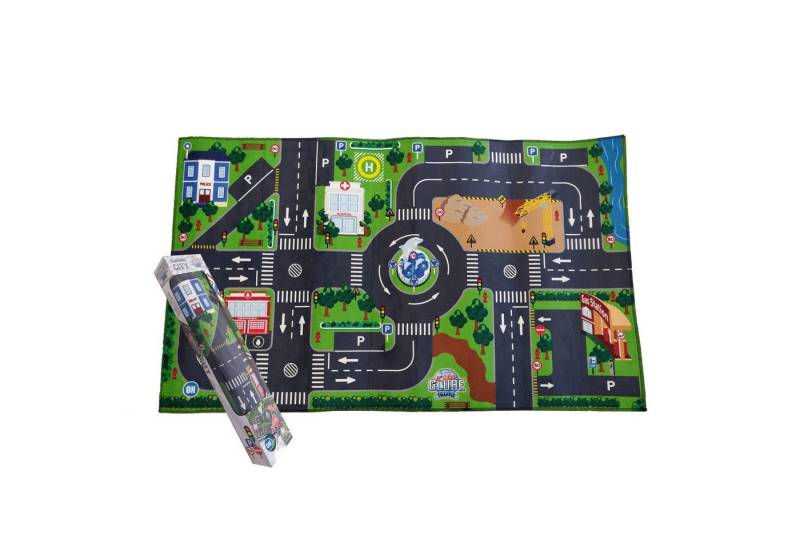 Toys Amsterdam Kinderteppich Großstadt Straße Spielteppich mit LED Licht von Toys Amsterdam