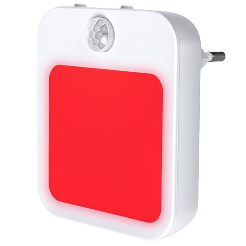 Toys4Boys LED Nachtlicht mit Bewegungsmelder – Nachtlicht Steckdose mit Rotem Licht – Kleine Nachttischlampe Dimmbar – Steckdosenlampe Augenschonend – Bewegungsmelder Licht 230V Toys4Boys LED Nachtlicht mit Bewegungsmelder – Nachtlicht Steckdose mit Rotem Licht – Kleine Nachttischlampe Dimmbar – Steckdosenlampe Augenschonend – Bewegungsmelder Licht 230V von Toys4Boys
