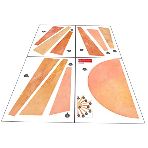 1 Blatt Wandtattoo Halbsonnen für Kinderzimmer Selbstklebendes Wanddekor Einfache Anwendung Wandgestaltung Rückstände für Babyzimmer Dekoration von Toyvian
