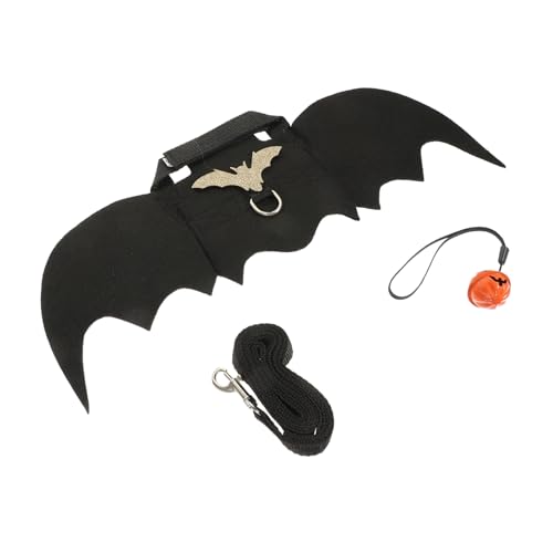 1Satz Halloween Kostüm mit Tragbarem Gurt und Bat Flügeln für Hasen und Chinchillas und Langlebig Zubehör für Haustiere Halloween 1Satz Halloween Kostüm mit Tragbarem Gurt und Bat Flügeln für Hasen und Chinchillas und Langlebig Zubehör für Haustiere Halloween von Toyvian
