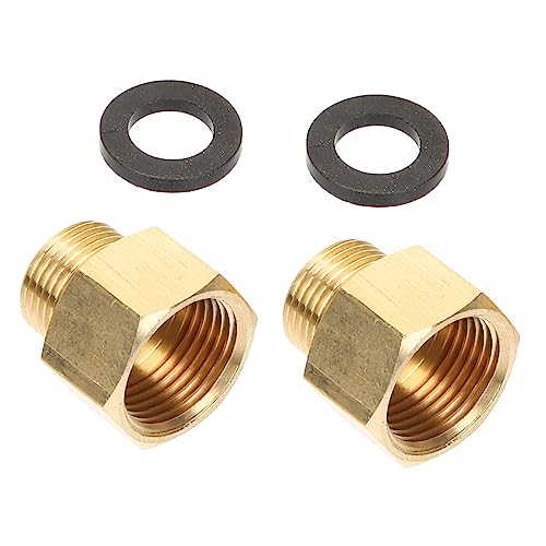 2Stücke Propanadapter Rohrverlängerungsadapter für Gasschlauch für Wohnmobile und Camping und Tragbar 2Stücke Propanadapter Rohrverlängerungsadapter für Gasschlauch für Wohnmobile und Camping und Tragbar von Toyvian