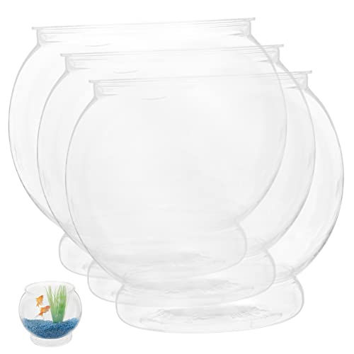 3 Stück Teiliges Desktop Fischbecken Transparenter Mikrolandschaftstank für Dekoration und Bruchsicher 3 Stück Teiliges Desktop Fischbecken Transparenter Mikrolandschaftstank für Dekoration und Bruchsicher von Toyvian