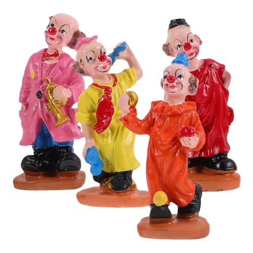 4 Stück Zirkusclown Figuren Harz Miniatur Circus Clown Decoration Bunte Clown Ornamente füR Sandtablett ZufäLliger Stil Und Farbe Ornament Modell 4 Stück Zirkusclown Figuren Harz Miniatur Circus Clown Decoration Bunte Clown Ornamente füR Sandtablett ZufäLliger Stil Und Farbe Ornament Modell von Toyvian