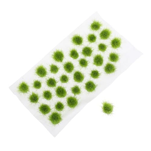 Toyvian 1 Blatt Kunstrasen Fälschung Miniatur Cluster Simulation simulieren gefälscht Landschaftsbau Gras zum Basteln Modellgras Grasmatte für Modelleisenbahnen Plastik von Toyvian