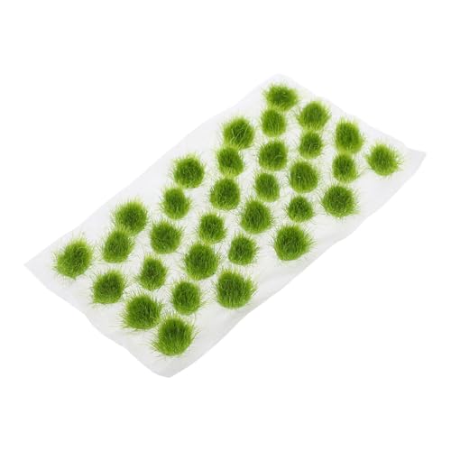 Toyvian 1 Blatt Kunstrasen Simulation Simulieren Cluster Landschaft Gefälscht Gras Zum Basteln Miniatur Fälschung Grasmatte Für Modelleisenbahnen Modellgras Plastik von Toyvian