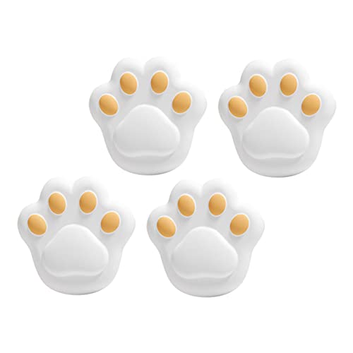 Toyvian 1 Satz Antik Ollisions Kissen Für Katzen Krallen Eckschutz Sturzpad Für Kinder Schutzecken Kinderschutz Anti-kollisions-eckschutz Eckenschutz Für Möbel Kieselgel Weiß 4 Stück von Toyvian