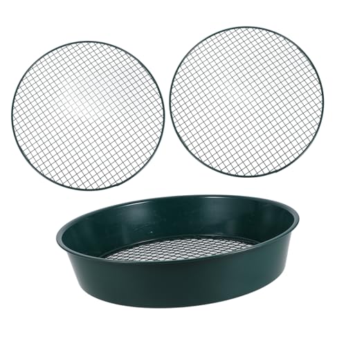 Toyvian 1 Satz Bodensieb Sandfilter gartensieb Metallsieb Gartengeräte Steine Gartenwerkzeug Siebschale Siebgewebe aus Metall Sieb für Sand Maschendrahtsieb Steinsieb Siebe Eisen Green Toyvian 1 Satz Bodensieb Sandfilter gartensieb Metallsieb Gartengeräte Steine Gartenwerkzeug Siebschale Siebgewebe aus Metall Sieb für Sand Maschendrahtsieb Steinsieb Siebe Eisen Green von Toyvian