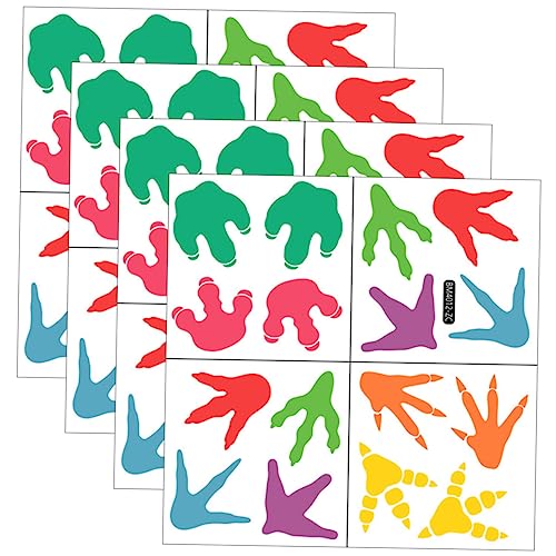 Toyvian 1 Satz Dinosaurier Bodenaufkleber Selbstklebende Dinosaurier Wandtattoos für Kinderzimmer Teilig Einzigartige Dekoration für Kinderzimmer von Toyvian