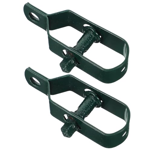 Toyvian 1 Satz Drahtspanner Drahtseilspanner Stahlseilspanner Zaunspanner Gartendraht Zaunstab Spalierzaun Schlüsseldrahtzaun Außenzäune Drahtspanner A3 Stahl Grün 2 Stück von Toyvian
