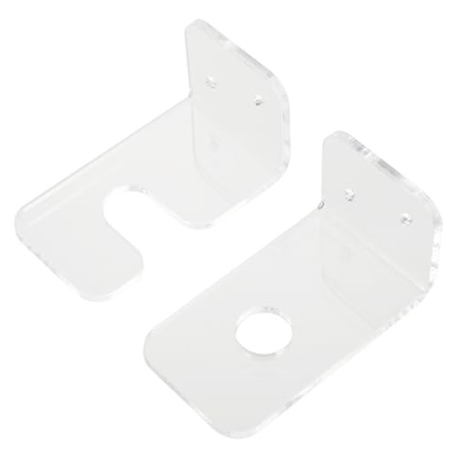 Toyvian Gitarren-aufbewahrungsregal Von 1 Set Wandmontiertes Gitarrenregal Gitarrenhalter Für Gitarren-bass-display Acryl-gitarrenständer von Toyvian
