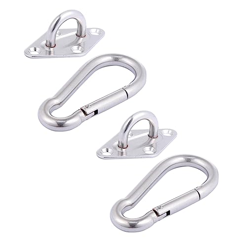 Toyvian 1 Satz Hängesessel Aufhängungset Metall Swing Hooks für Indoor Anwendungen Robuste Tragfähigkeit zu Bedienen für Fitnessgeräte von Toyvian