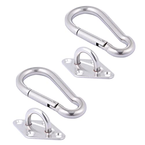 Toyvian 1 Satz Hängesessel Zubehörset Teiliges Hammock Swing Hook Robustem Metall für Fitnessgeräte Outdoor Hängesessel und Therapeutische Anwendungen mit Hoher Tragfähigkeit und Einfachem von Toyvian