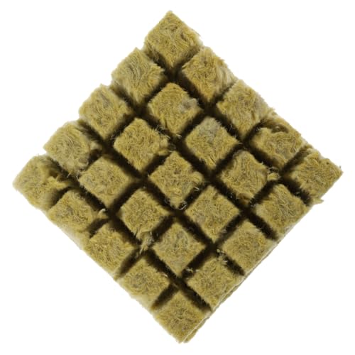 Toyvian 1 Satz Hydroponischer Steinwollwürfel Erdloser Block Hydroponischer Wollblock Gartengeräte Anbaublock Sämlinge Blockieren Gartenbedarf Block Wachsen Steinwolle 100 Stück von Toyvian