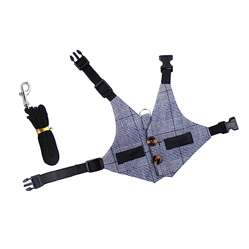 Toyvian 1 Set Hasenanzug-Gurt Hasenkostüm Und Haustier-Kaninchen-Kleidung Leine Hasenträger Für Kaninchen Weste Haustierkleidung Geschirr Für Kaninchen Tragbarer Kaninchenanzug von Toyvian