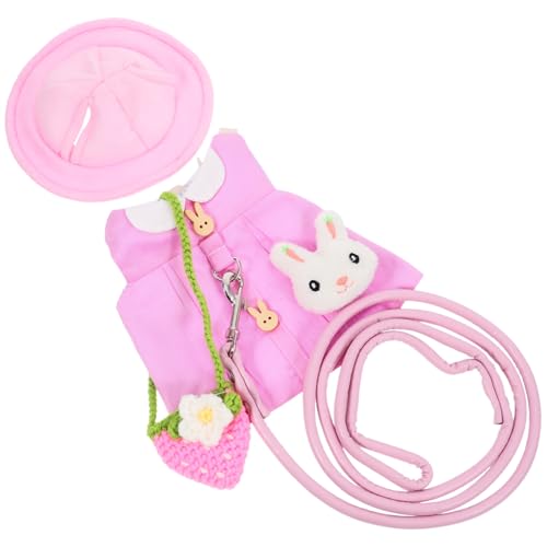 Toyvian 1 Satz Kaninchen Kostümset mit Verstellbarem Geschirr und Leine für Kleine Haustiere Wie Meerschweinchen und Kaninchen Passendem Hut und Tasche S Prinzessinnen Toyvian 1 Satz Kaninchen Kostümset mit Verstellbarem Geschirr und Leine für Kleine Haustiere Wie Meerschweinchen und Kaninchen Passendem Hut und Tasche S Prinzessinnen von Toyvian