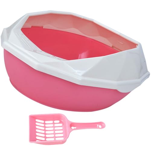 Toyvian 1 Satz Katzentoilette Verklumpung Wurf Katzenstreu Tablett Klein Katzenklo Pet Supply Cat Müll Katzenboxen Katzenstreuboxen Katzenversorgung Rosa Plastik Toyvian 1 Satz Katzentoilette Verklumpung Wurf Katzenstreu Tablett Klein Katzenklo Pet Supply Cat Müll Katzenboxen Katzenstreuboxen Katzenversorgung Rosa Plastik von Toyvian