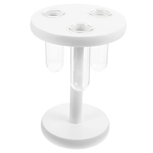 Toyvian 1 Satz Kerzenständer aus Glas Anlage Pflanzen Terrarienset mehrere Luftpflanze Tischvase aus Glas hydroponischer terrariumbehälter Blumenarrangement Vase Terrariumvase Buche Weiß von Toyvian