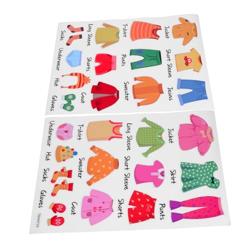Toyvian 1 Satz Kleiderschrank Aufbewahrungsetiketten für Selbstklebende Klassifizierung Aufkleber zur Organisation von Babykleidung für Kinderzimmer und Kreative Raumgestaltung Toyvian 1 Satz Kleiderschrank Aufbewahrungsetiketten für Selbstklebende Klassifizierung Aufkleber zur Organisation von Babykleidung für Kinderzimmer und Kreative Raumgestaltung von Toyvian