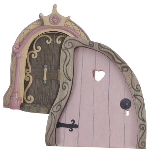 Toyvian 1 Satz Märchenhauszubehör Tür Feengartenzubehör Outdoor- Mikrolandschaftsdekor Feenhafte Wohnkultur Märchen Handwerk Miniatur-szenendekor Hölzern 2 Stück Toyvian 1 Satz Märchenhauszubehör Tür Feengartenzubehör Outdoor- Mikrolandschaftsdekor Feenhafte Wohnkultur Märchen Handwerk Miniatur-szenendekor Hölzern 2 Stück von Toyvian
