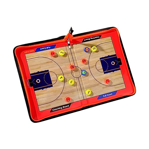 Toyvian 1 Satz Magneter Board Ausbildung Klemmbrett mit Speicher Planke Klemmbretter drinnen Basketball-Übungsausrüstung Übungsbrett für Basketball Magnettafel Basketballbrett PVC von Toyvian