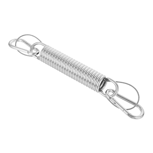 Toyvian 1 Satz Metall Schwingfeder Set für Hängesessel Outdoor Hängestuhl Hängesystem mit Drehbarem Adapterring und Zwei Verzinkten Haken für Entspannende im Freien Toyvian 1 Satz Metall Schwingfeder Set für Hängesessel Outdoor Hängestuhl Hängesystem mit Drehbarem Adapterring und Zwei Verzinkten Haken für Entspannende im Freien von Toyvian
