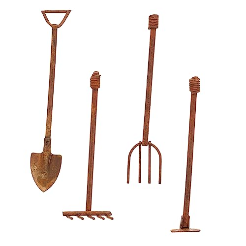Toyvian 1 Satz Mini Gartengeräte Set Teiliges Miniatur Gartenwerkzeug für DIY Projekte für Mini Häuser und Kreative Modelle Lebensechte Gestaltung für Sammler von Toyvian