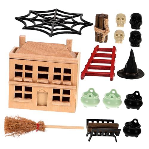 Toyvian 1 Satz Miniatur Halloween Figuren Set Puppenhaus Zubehör für Kreative Halloween Dekoration für DIY Projekte und Thematische Anlässe Toyvian 1 Satz Miniatur Halloween Figuren Set Puppenhaus Zubehör für Kreative Halloween Dekoration für DIY Projekte und Thematische Anlässe von Toyvian
