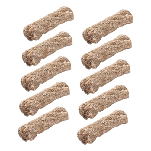 Toyvian 1 Satz Outdoor Anzündseil Professionelle Camping Feuerstarter Hellbraun Langlebig Für Grill Und Notfälle 10 Stück von Toyvian