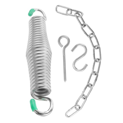 Toyvian 1 Satz Schaukel Spring Set Verzinktem Eisen für Hängesessel und Garten Robuste Aufhängung für Schaukeln Hängematten und Sandbags für Innen und Außenbereich Langlebig und von Toyvian