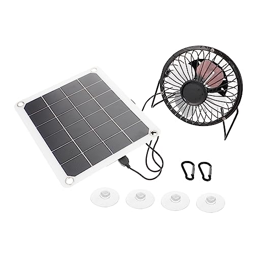 Toyvian 1 Satz Solar Panel für Innenräume Solarbetriebene Kühlung für Hühnerstall Haustierhaus Gewächshaus und Camping Tragbar Leicht und von Toyvian