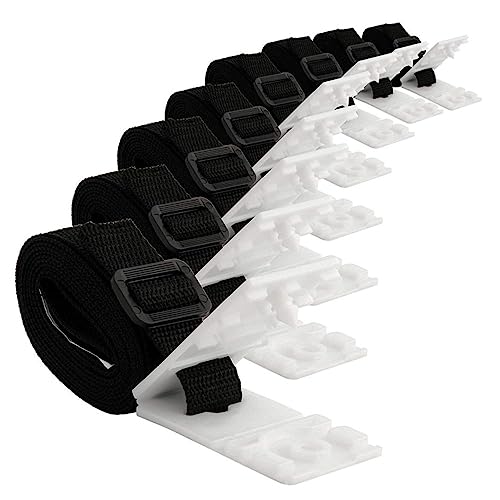 Toyvian 1 Satz Solardecke Cover -Zubehör Pool Solargurte Pool-Solardeckenrolle Gurte für Solarabdeckungen Werkzeug Solarpool -Abdeckschnalel Befestigungssatz für Solarabdeckung PVC Schwarz von Toyvian