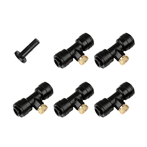 Toyvian 1 Satz Sprinklerköpfe für Gewächshäuser durchnässt Herr Sprinkler Nebel Mister Sprinkler Ersatz Strahler Gartenbewässerungsdüse Gartenschlauchdüsen Messing Black von Toyvian