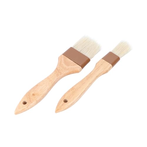 Toyvian 1 Satz Teiliges Backpinsel Naturborsten Hitzebeständig Mit Holzgriff Zum Grillen Und Küchenwerkzeug Für Bbq Marinade Und Gebäck Zu Reinigen 2 Stück Toyvian 1 Satz Teiliges Backpinsel Naturborsten Hitzebeständig Mit Holzgriff Zum Grillen Und Küchenwerkzeug Für Bbq Marinade Und Gebäck Zu Reinigen 2 Stück von Toyvian