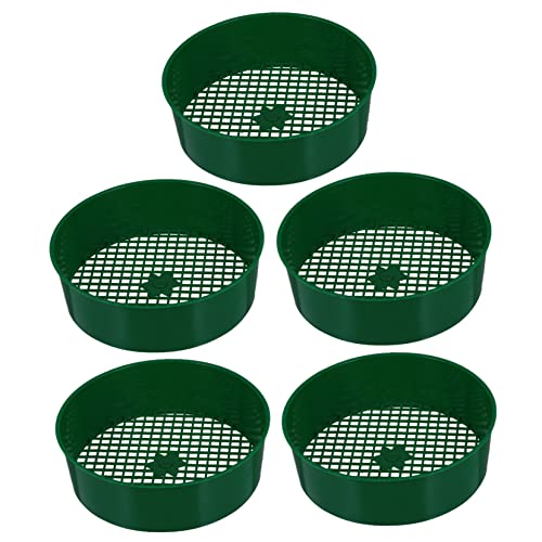 Toyvian 1 Satz Teiliges Gartensieb Kunststoff Feines Mesh Sieb Für Erde Und Steine Gartenwerkzeug Zur Verbesserung Effizienz Beim Pflanzen 5 Stück von Toyvian