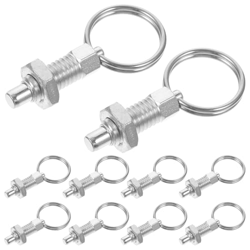 Toyvian 1 Satz Teiliges Selbstsichernde Federkolben Für Gewächshauszubehör Hochwertige Pin Ringe Und Tragbar Für Gartenanwendungen 10 Stück Toyvian 1 Satz Teiliges Selbstsichernde Federkolben Für Gewächshauszubehör Hochwertige Pin Ringe Und Tragbar Für Gartenanwendungen 10 Stück von Toyvian