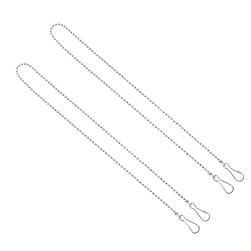 Toyvian Hängekette 53cm für Fahnenmast Metallkette für Plakatstangen Einfach zu Verwenden Zubehör für Aufhängen von Fahnen und Plakaten für Wohnzimmer und Garten von Toyvian