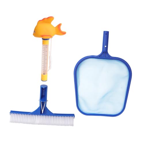 Toyvian 1 Satz Teleskopisches Poolreinigungsset mit Aluminiumstange Vielseitig Einsetzbar für Schwimmbäder Teiche und Reinigungsbürste und Thermometer Feinmaschig für Effektive Toyvian 1 Satz Teleskopisches Poolreinigungsset mit Aluminiumstange Vielseitig Einsetzbar für Schwimmbäder Teiche und Reinigungsbürste und Thermometer Feinmaschig für Effektive von Toyvian