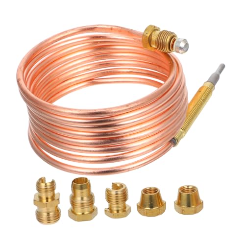 Toyvian 1 Satz Thermocouple Kit für Gasöfen Temperaturfühler für Grill und Heizstrahler Installieren Vielseitig Einsetzbar Sicheres Heizsystem Toyvian 1 Satz Thermocouple Kit für Gasöfen Temperaturfühler für Grill und Heizstrahler Installieren Vielseitig Einsetzbar Sicheres Heizsystem von Toyvian