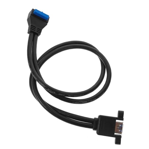 Toyvian 1 Satz USB Adapterkabel zu Dual USB Buchse für Desktop Motherboard Verlängerungskabel mit Schraubfixierung für Stabile Verbindung Platzsparendes Design für Mehrere Geräte Toyvian 1 Satz USB Adapterkabel zu Dual USB Buchse für Desktop Motherboard Verlängerungskabel mit Schraubfixierung für Stabile Verbindung Platzsparendes Design für Mehrere Geräte von Toyvian