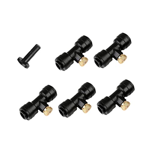 Toyvian 1 Satz Vernebelungsdüsenkupplung Mit Messing Garten Sprinkler Soaker Pflanzen Köpfen Emitter Schlauch Sprühdüse Bewässerungs Sprinkler T Stück Aus Schwarzem Toyvian 1 Satz Vernebelungsdüsenkupplung Mit Messing Garten Sprinkler Soaker Pflanzen Köpfen Emitter Schlauch Sprühdüse Bewässerungs Sprinkler T Stück Aus Schwarzem von Toyvian