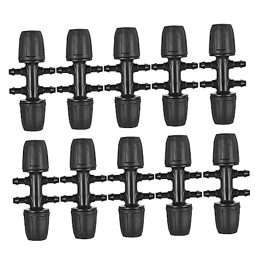 Toyvian 1 Satz Wasserpfeifenadapter Tropfenwässerungssystem Gewächshaus Pflanzenbewässerungsgeräte Anlage gartenschlauch Adapter Wasserschlauchanschluss Schlauchadapter Pom-Material von Toyvian