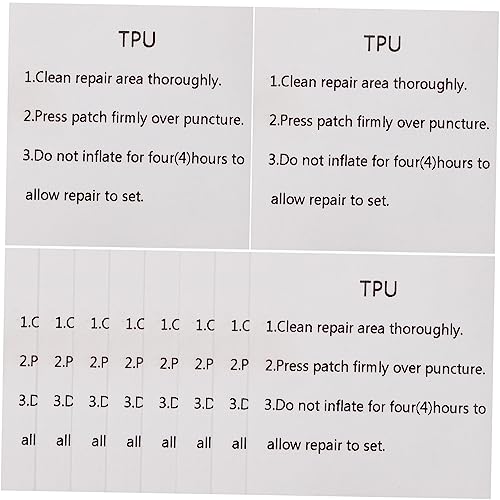 Toyvian 1 Satz Zelt Anti Reparaturfolie Schwimmdichtung Luftmatratzen Flickenset Undichtes Zelt Reparaturband Pool Reparaturflicken Klebrige wasserdichte Streifen Mit 10 Blatt Toyvian 1 Satz Zelt Anti Reparaturfolie Schwimmdichtung Luftmatratzen Flickenset Undichtes Zelt Reparaturband Pool Reparaturflicken Klebrige wasserdichte Streifen Mit 10 Blatt von Toyvian