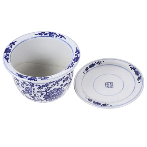Toyvian 1 Set Blumentopf Aus Blau Und Porzellan Gartenpflanzgefäß Extra Große Pflanzentöpfe Großer Blumentopf Pflanztöpfe Tablettdekor Für Den Innenbereich Pflanzgefäße Für Den Toyvian 1 Set Blumentopf Aus Blau Und Porzellan Gartenpflanzgefäß Extra Große Pflanzentöpfe Großer Blumentopf Pflanztöpfe Tablettdekor Für Den Innenbereich Pflanzgefäße Für Den von Toyvian