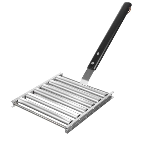 Toyvian 1 Set Rollrost Barbecue Rollrost Großer Sauberer Heißer Rost Verwendung Für Barbecue Grill Kielbasa Zubehör Stahlroste Bot Rauchschlitz Bratpresse Für Wurstständer Kleines von Toyvian