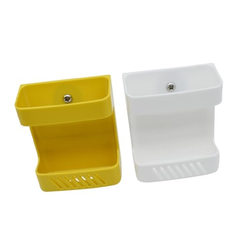 Toyvian 1 Set Vogelkäfig Futterbox Zum Aufhängen Papageien Futterspender Haustier Vogelfutterspender Vogelkäfig Futterspender Papageien Futterspender Für Große Vögel Behälter Obst von Toyvian