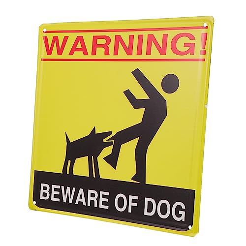 Toyvian 1 Stück Achtung Warnschild Vorsicht Hund Retro Garten Warnschild Wetterfest und Langlebig für Garten oder Einfahrt Toyvian 1 Stück Achtung Warnschild Vorsicht Hund Retro Garten Warnschild Wetterfest und Langlebig für Garten oder Einfahrt von Toyvian