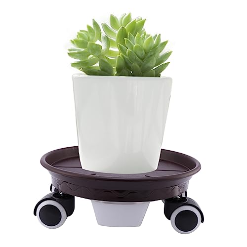 Toyvian 1 Stück Beweglicher Tray Runder Pflanztopf Untersetzer Kunststoff Multifunktionale Basis für Durchmesser Toyvian 1 Stück Beweglicher Tray Runder Pflanztopf Untersetzer Kunststoff Multifunktionale Basis für Durchmesser von Toyvian