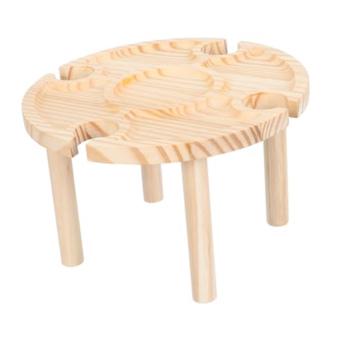 Toyvian 1 Stück Esstisch Aus Holz Tisch Essen Picknicktisch Faltbar Im Freien Picknicktisch Im Freien Esstisch Tisch Picknicktische Picknicktischreisen Holz Khaki von Toyvian