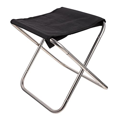 Toyvian 1 Stück Faltbarer Angelstuhl Tragbarer Campingstuhl Ultraleichtem mit Beutel für Outdoor Aktivitäten Angeln Camping und Gartenarbeit Klappbar Transportieren von Toyvian